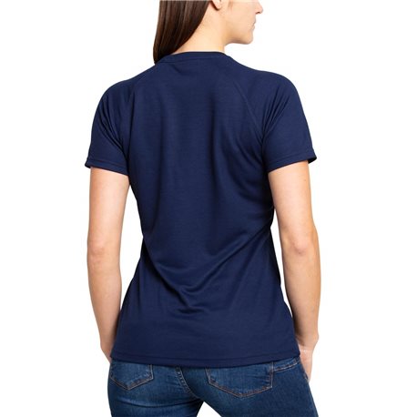 UV Shirt Dames Navy - outdoor