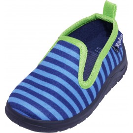 Pantoffel Gestreept - blauw/groen