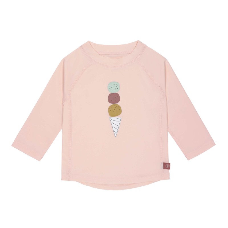 UV Shirt Ice Cream - roze - lange mouw