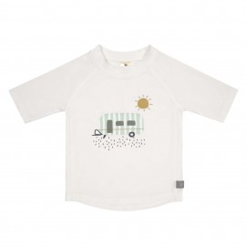 UV Shirt Caravan - White - korte mouw - Lassig - UPF50+