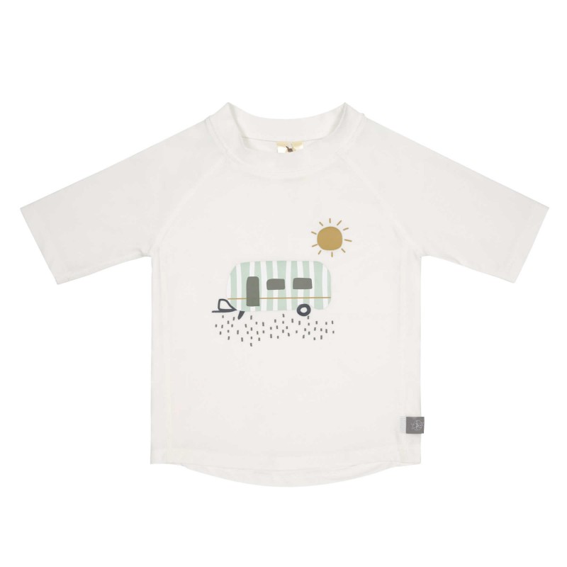 UV Shirt Caravan - White - korte mouw - Lassig - UPF50+ UV Shirt Caravan - White - korte mouw - Lassig - UPF50+