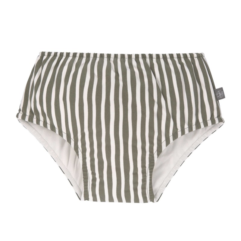 Zwemluier Olive Stripe - UPF50+ - herbruikbaar - Lassig