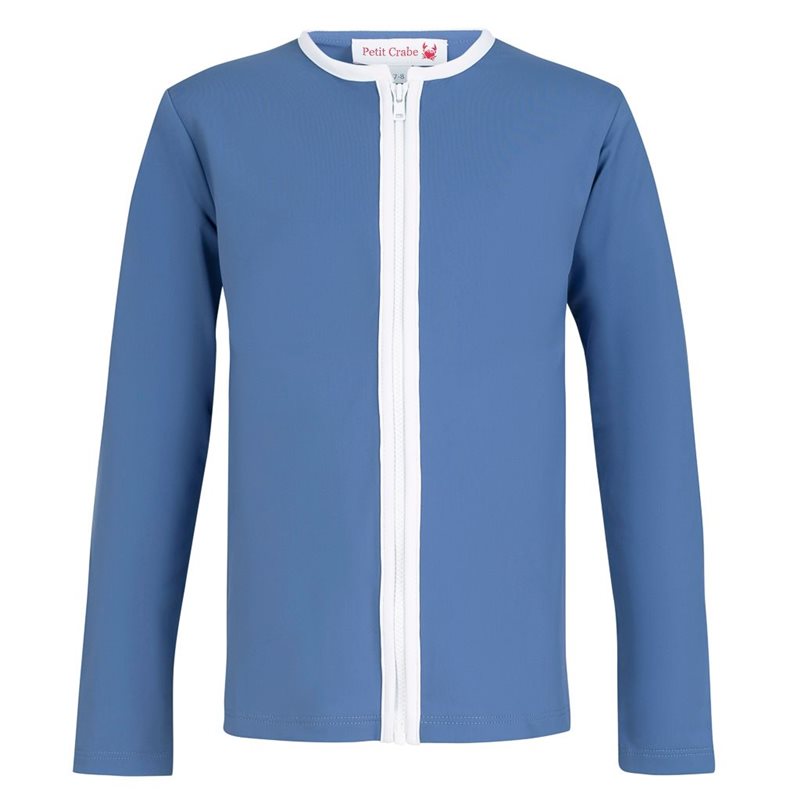 UV Shirt Nordic Blue met rits - lange mouw UV Shirt Nordic Blue met rits - lange mouw