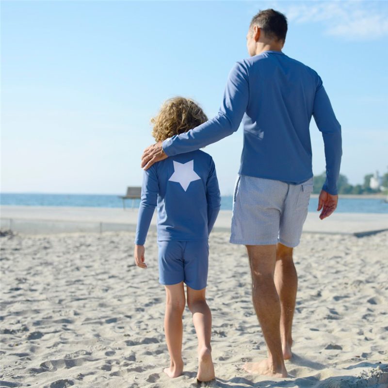 UV Shirt Heren Nordic Blue - lange mouw; UV shirts, Zwemkleding heren, UV shirt heren, Volwassenen (13+), Heren UV Shirts Petit UV Shirt Heren Nordic Blue - lange mouw; UV shirts, Zwemkleding heren, UV shirt heren, Volwassenen (13+), Heren UV Shirts Petit