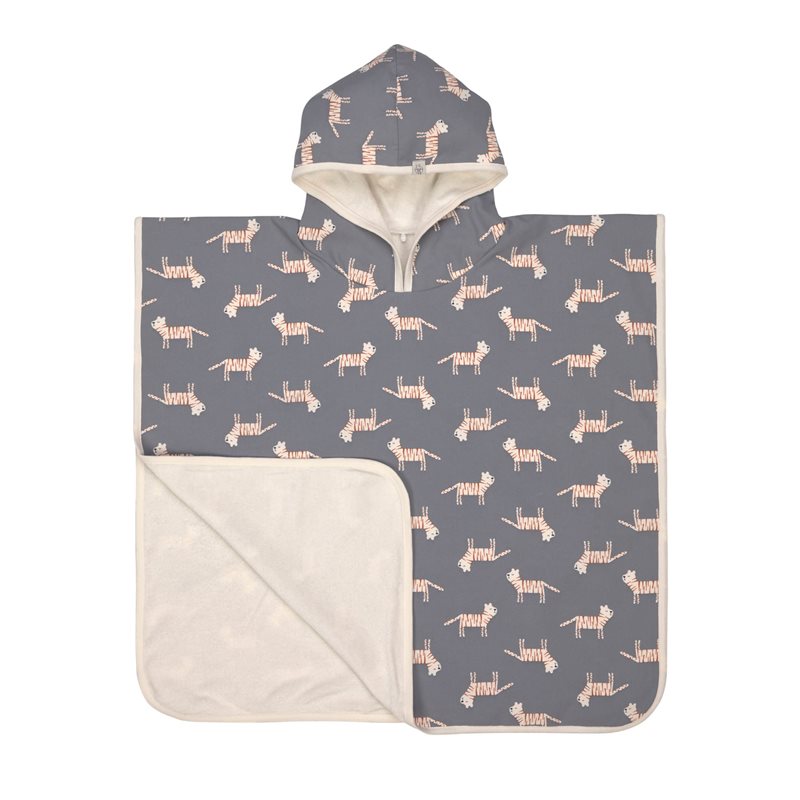 Badponcho Tiger - grey Badponcho Tiger - grey