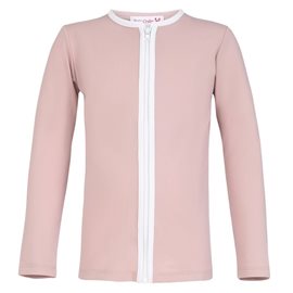 UV shirt Rose Nude met rits - lange mouw UV shirt Rose Nude met rits - lange mouw