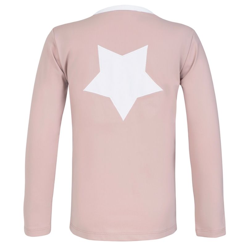 UV shirt Rose Nude met rits - lange mouw UV shirt Rose Nude met rits - lange mouw