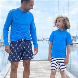 UV Shirt Azure Blue UV Shirt Azure Blue