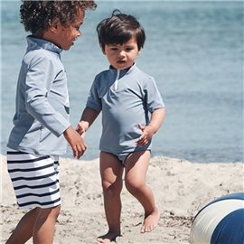 UV Shirt Blue met korte rits UV Shirt Blue met korte rits