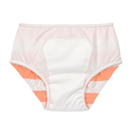 Zwemuier gestreept - milky / peach Zwemuier gestreept - milky / peach
