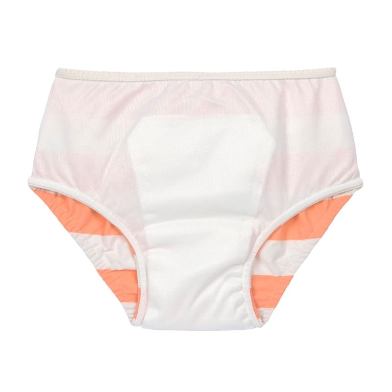 Zwemuier gestreept - milky / peach Zwemuier gestreept - milky / peach