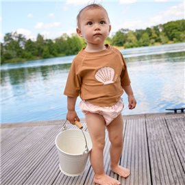 UV Shirt Shell korte mouw - caramel