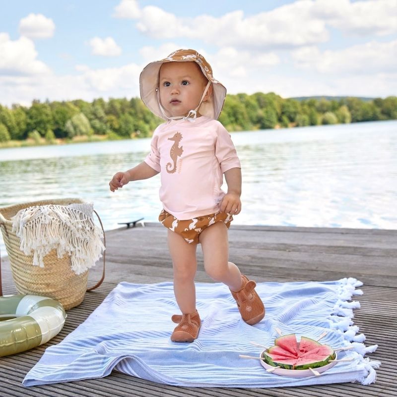 UV Shirt Seahorse korte mouw - light pink UV Shirt Seahorse korte mouw - light pink