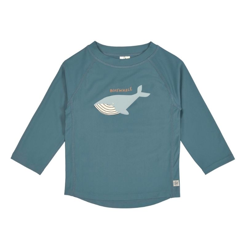 UV shirt Whale lange mouw - blue