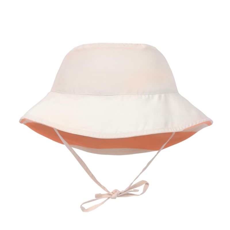 Zonnehoedje gestreept - milky peach Zonnehoedje gestreept - milky peach