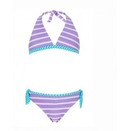 Meisjes Bikini Lavender Stripe