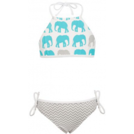 Meisjes Bikini Aqua Elephant