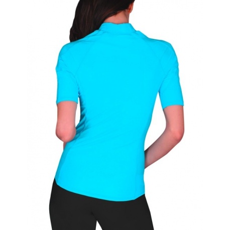 UV Shirt dames Slim Fit Turquoise
