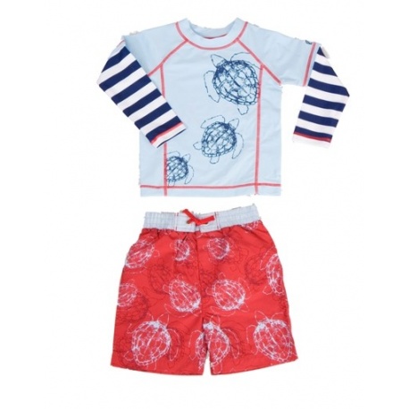 UV shirt & boardshort Red Tortoise (lange mouw) UV shirt & boardshort Red Tortoise (lange mouw)