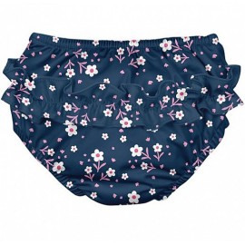 Meisjes Zwemluier Bloemetjes Blauw Meisjes Zwemluier Bloemetjes Blauw