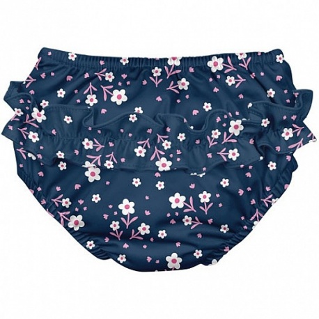 Meisjes Zwemluier Bloemetjes Blauw Meisjes Zwemluier Bloemetjes Blauw