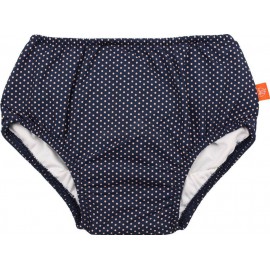 Zwemluier Polka Dots | meisjes zwemluier blauw met stippen Lassig