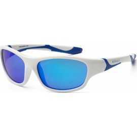 Zonnebril kind - White & Blue - Blue Revo - 3-6 years - Koolsun -- SPORT