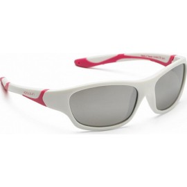 Zonnebril Kind - White & Cabaret - Silver Revo - 3-6 years - Koolsun - SPORT 
