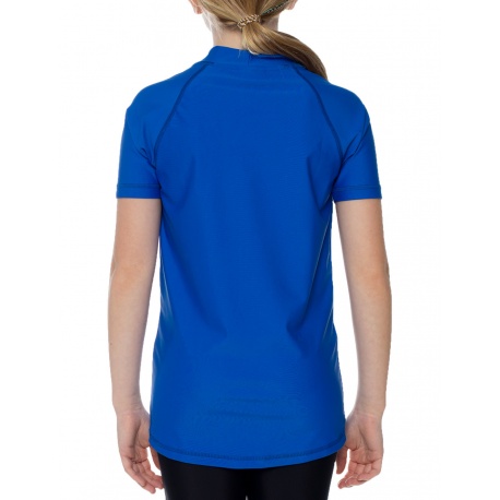 UV zwemshirt Blauw korte mouwen