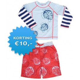 UV shirt & boardshort Red Tortoise (lange mouw) UV shirt & boardshort Red Tortoise (lange mouw)