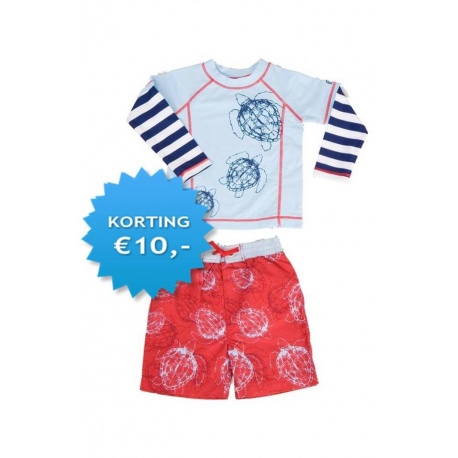 UV shirt & boardshort Red Tortoise (lange mouw) UV shirt & boardshort Red Tortoise (lange mouw)