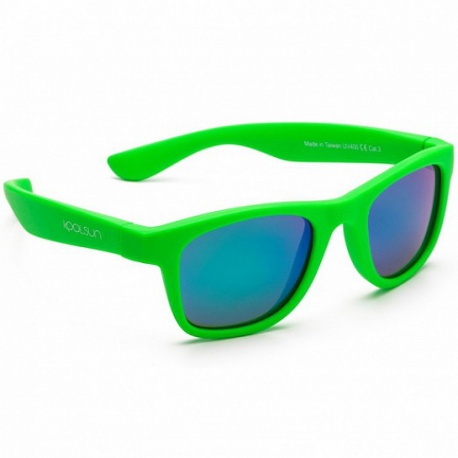Zonnebril - Neon Green - 3-10 years - Koolsun - WAVE