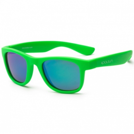 Zonnebril - Neon Green - 3-10 years - Koolsun - WAVE