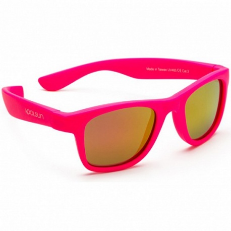 Zonnebril - Neon Pink - 3-10 years - Koolsun - WAVE