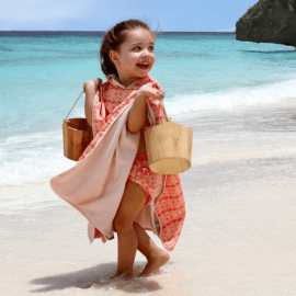 Poncho Flamingo 12M-36M