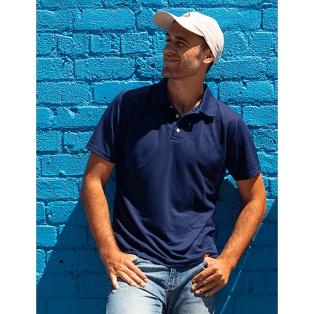 Polo Shirt Blauw met UV bescherming Polo Shirt Blauw met UV bescherming