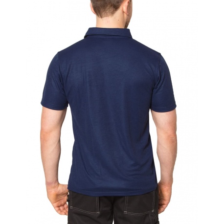 Polo Shirt Blauw met UV bescherming