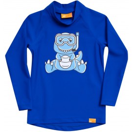 UV shirt Dino Blue - lange mouw