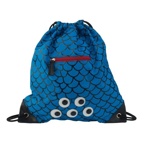 Zwemtas Blauw Schubben met Ritsje ZebraTrends Zwemtas Blauw Schubben met Ritsje ZebraTrends