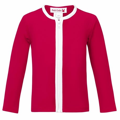 UV shirt Amaranth met rits - lange mouw UV shirt Amaranth met rits - lange mouw