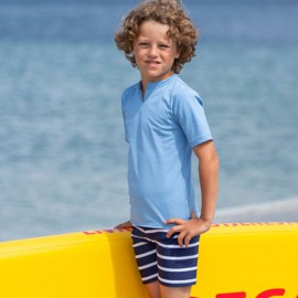 UV shirt Dusty Blue - korte mouw UV shirt Dusty Blue - korte mouw