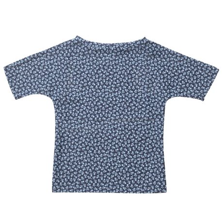 UV Shirt Blue Flowers - korte mouw UV Shirt Blue Flowers - korte mouw