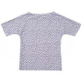UV Shirt Grey Flowers - korte mouw UV Shirt Grey Flowers - korte mouw