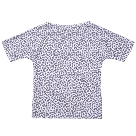 UV Shirt Grey Flowers - korte mouw UV Shirt Grey Flowers - korte mouw