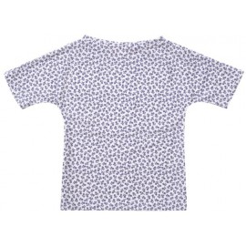 UV Shirt Grey Flowers - korte mouw UV Shirt Grey Flowers - korte mouw