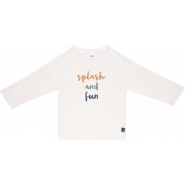 UV shirt Splash & Fun- lange mouw - White Blue