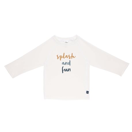 UV shirt Splash & Fun- lange mouw - White Blue UV shirt Splash & Fun- lange mouw - White Blue