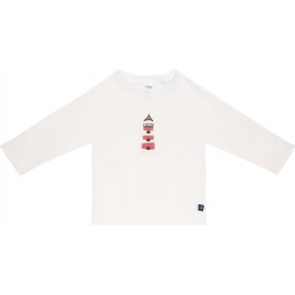 UV shirt Light House - lange mouw - White