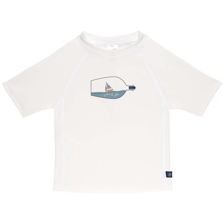 UV shirt Ship in a bottle - White