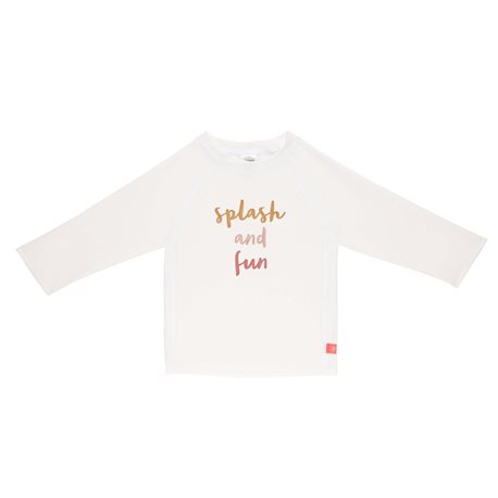 UV shirt Splash & Fun - lange mouw - White Pink UV shirt Splash & Fun - lange mouw - White Pink